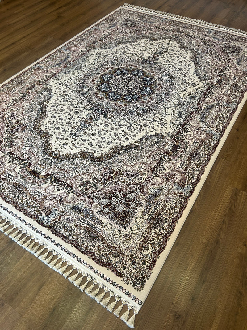 İRAN TEBRİZ BAMBU MAKİNE İPEĞİ SALON HALISI