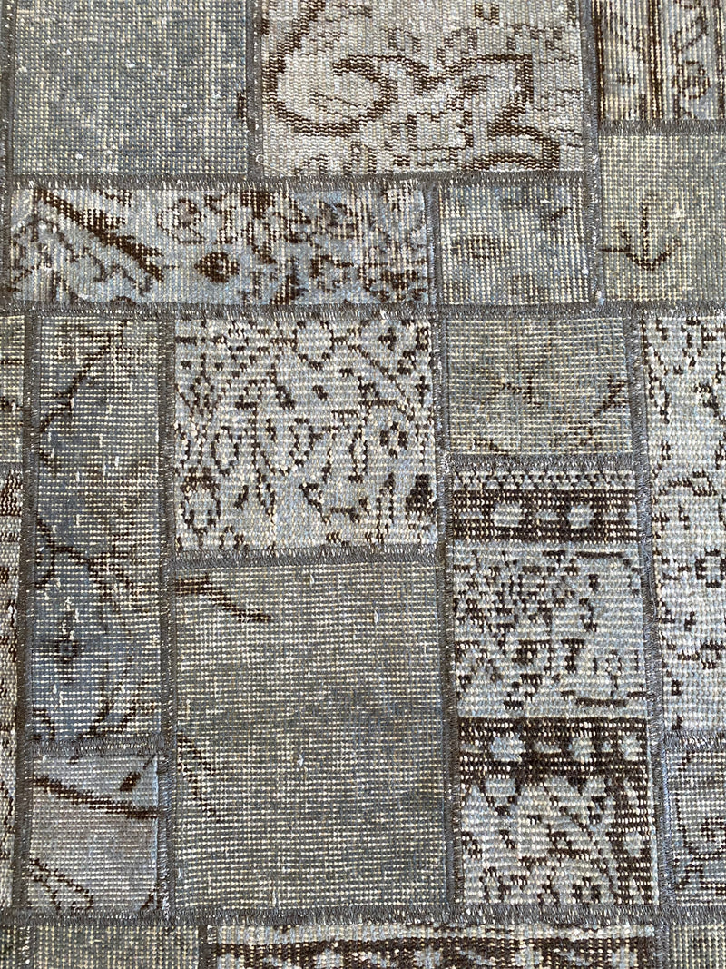 PATCHWORK GRİ EL HALISI
