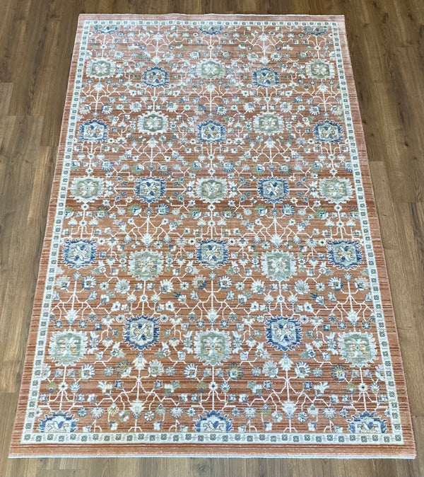 RUSTİK UŞAK DESENLİ SALON HALISI